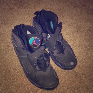 USED JORDAN 8 RETRO ‘AQUA’ SHOES